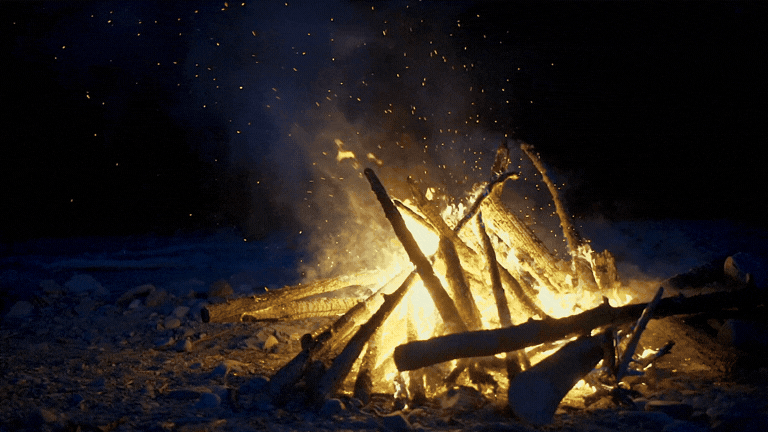 Campfire illustration